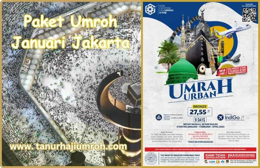 Paket Umroh Januari 2025 Jakarta