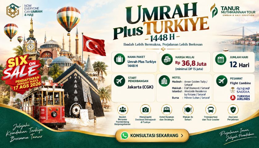 Paket Umroh Plus Turki 2026