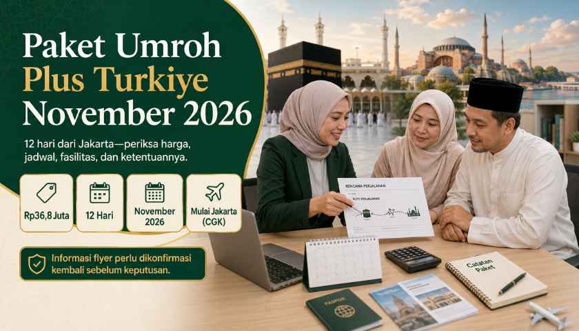 Paket Umroh Plus Turki 2026