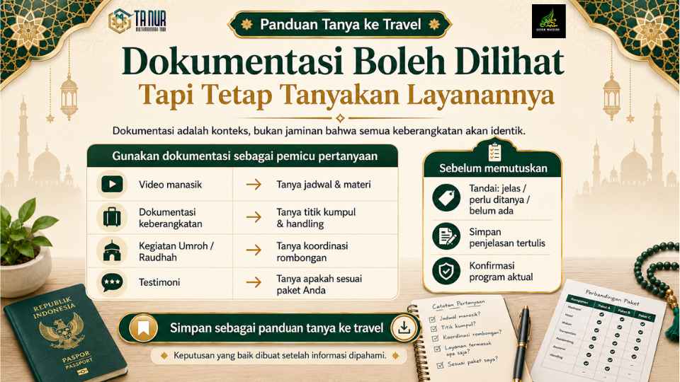 Pendampingan Jamaah Umroh Apa yang Wajib Dicek 3