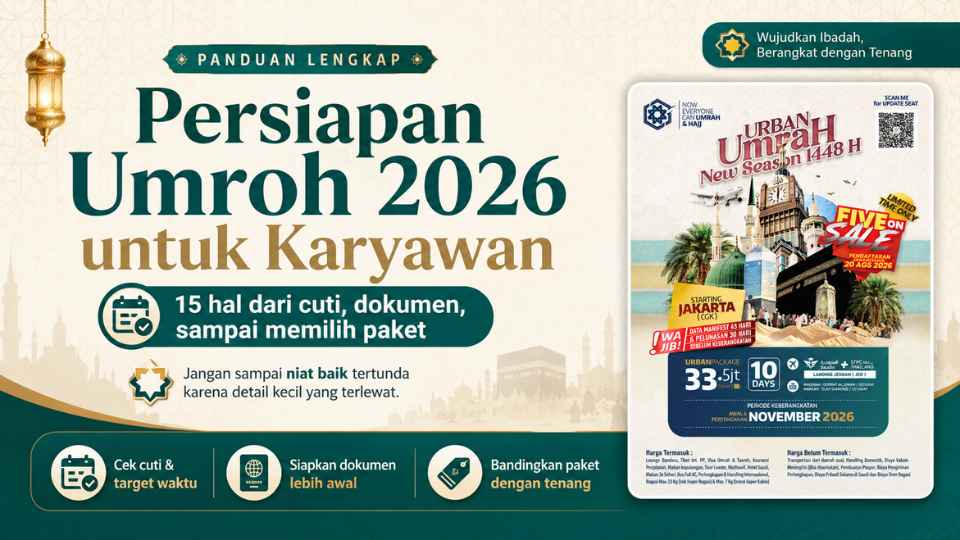 Persiapan Umroh 2026 - 15 Hal untuk Karyawan 1