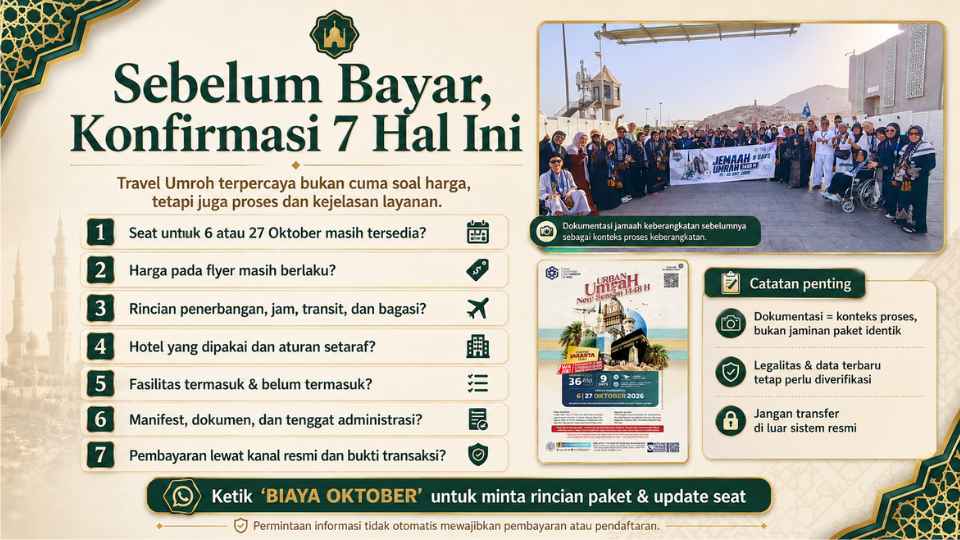 biaya Umroh Oktober 2026 2