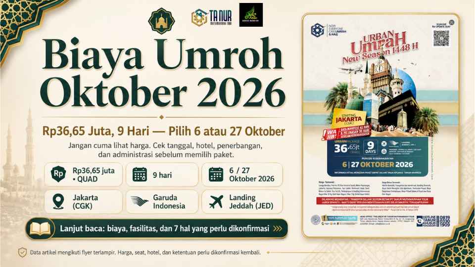 biaya Umroh Oktober 2026