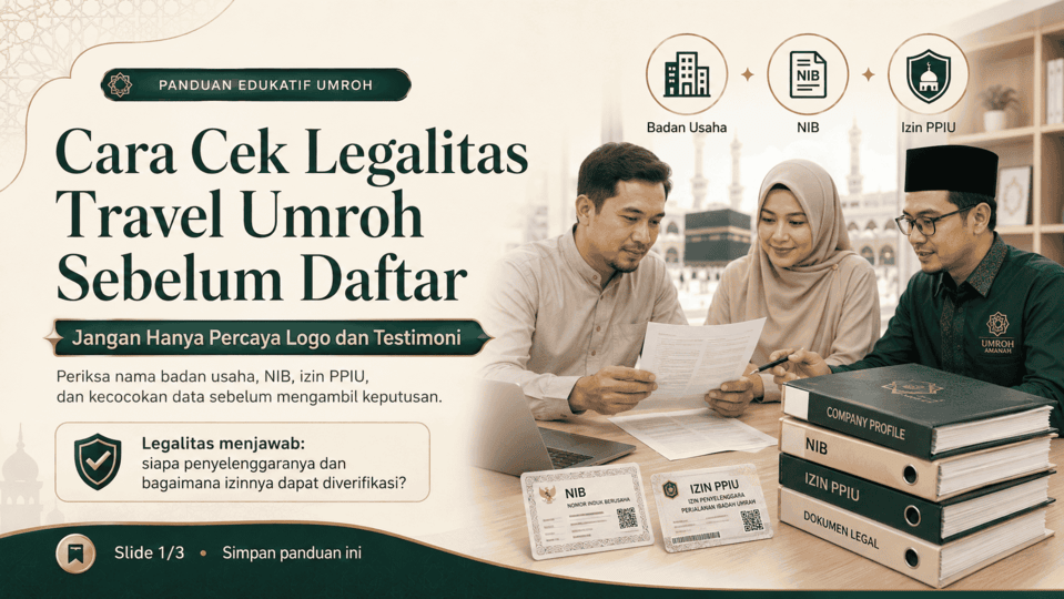 cara cek legalitas travel Umroh 1