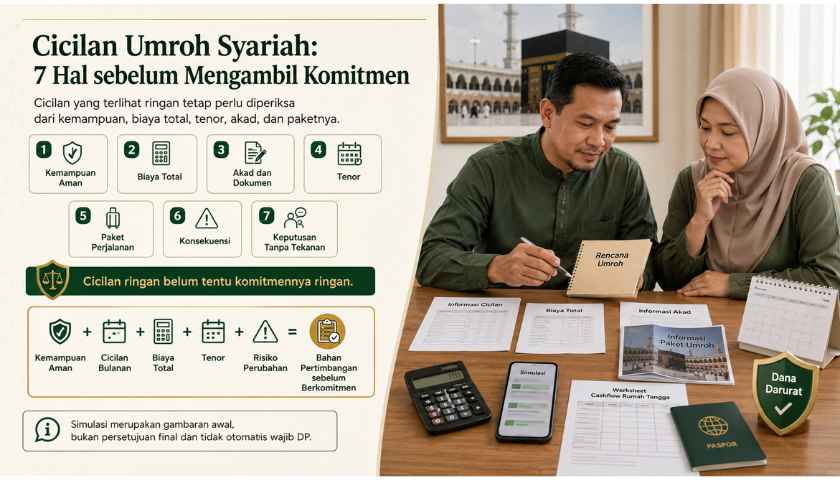 Cicilan Umroh Syariah: 7 Hal sebelum Mengambil Komitmen