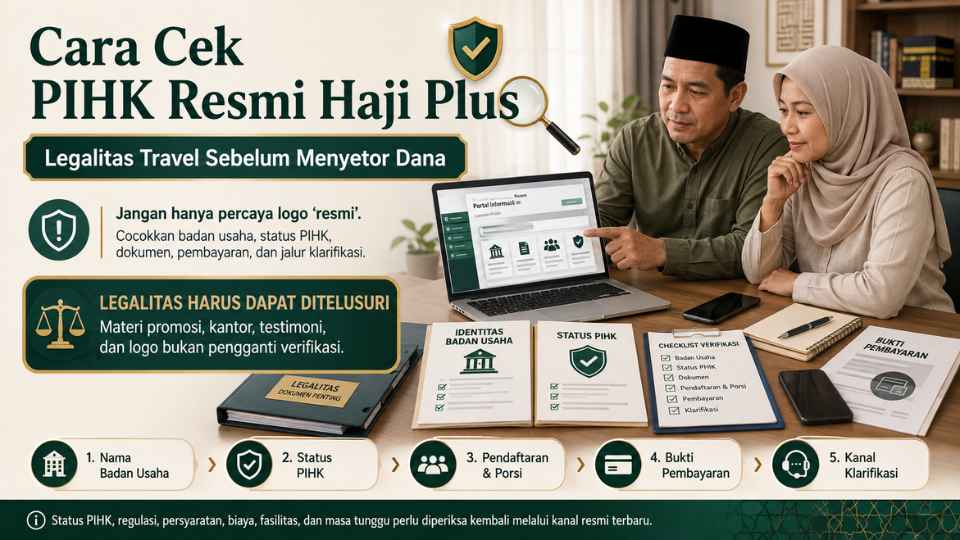 PIHK Resmi Haji Plus: Cara Cek Legalitas Travel